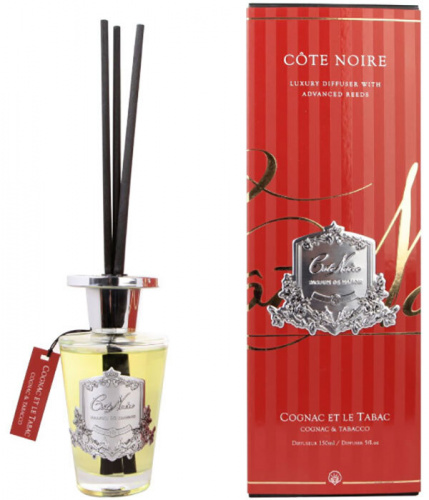 Диффузор Cote Noire COGNAC AND TABACCO Silver Артикул: 24103 DolceNoce