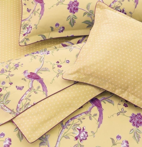 Покрывало Laura Ashley MULLWORTH YELLOW (v.4-70073) 150х200 желтое Артикул: 85523 DolceNoce