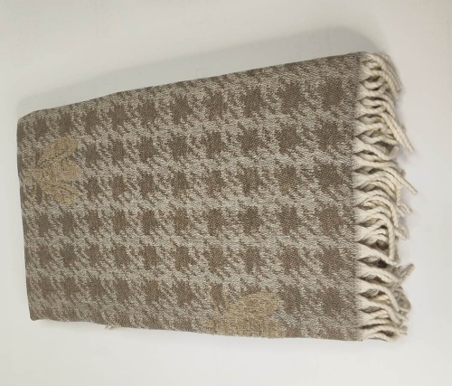 Плед Mastro Raphael DORIS ARI JACQUARD taupe, taupe (цвет 33) 130x170 Артикул: 76590 DolceNoce