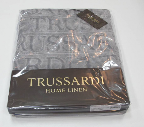 Набор полотенец Trussardi OVERLOGO 004 Grey серый Артикул: 96405 DolceNoce фото 2