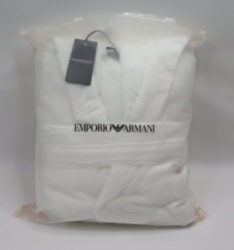 Халат женский Emporio Armani ELISE white белый фото 3