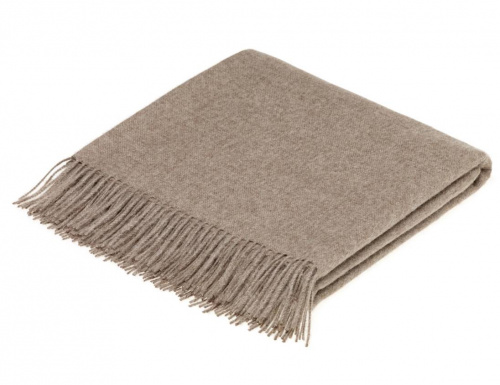 Плед Bronte (ALP/5284) NATURAL BROWN ALPACA throw Артикул: 90452 DolceNoce