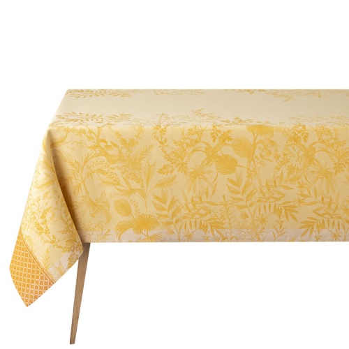 Скатерть Le Jacquard Francais JARDIN D'EDEN yellow 175x250 Артикул: 88354 DolceNoce фото 2