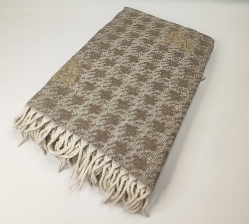 Плед Mastro Raphael DORIS ARI JACQUARD taupe, taupe (цвет 33) 130x170 Артикул: 76590 DolceNoce фото 2