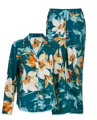 Пижама с брюками CyberJammies FLORAL GREEN фото 3